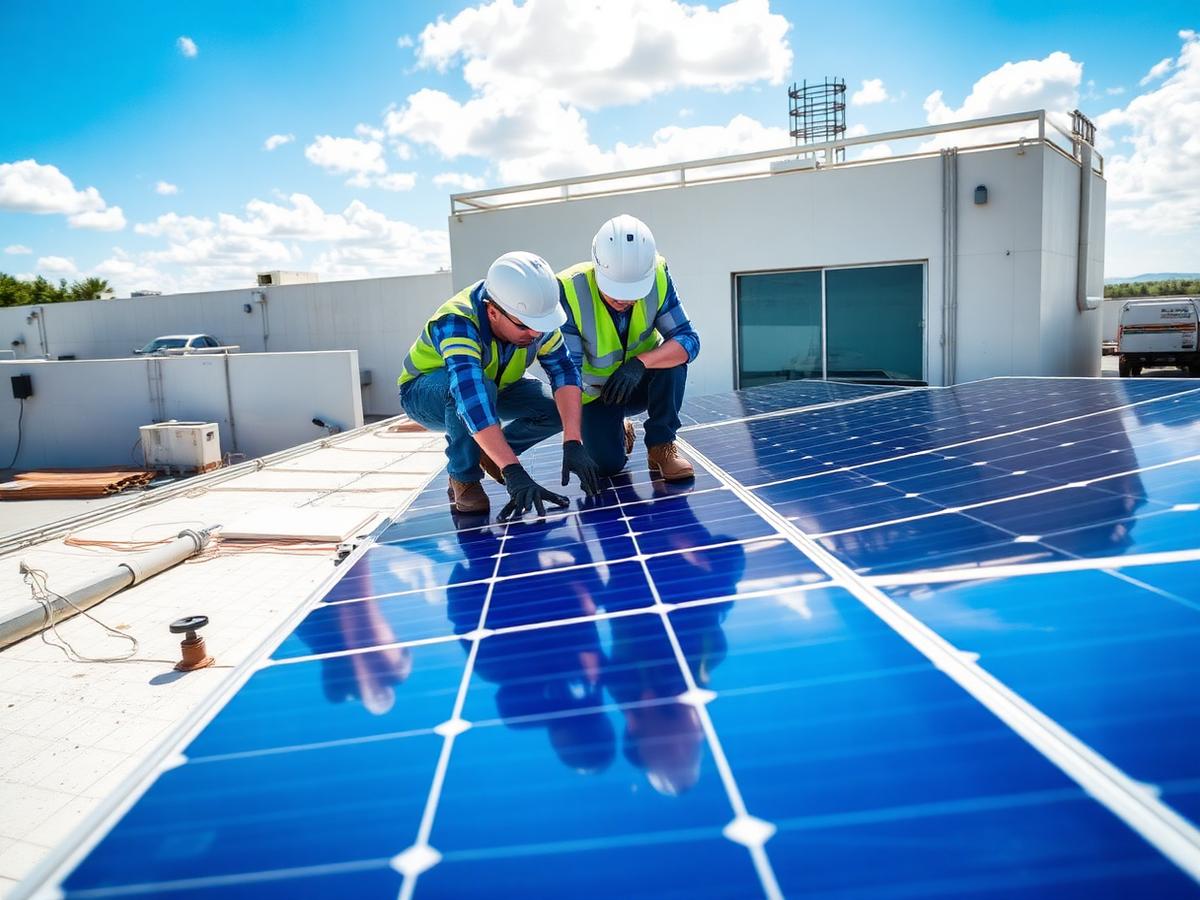 Impianto fotovoltaico industriale — Zona artigianale